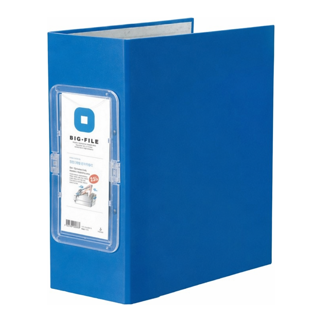 OFFICENEX 손잡이형 파이프바인더(B895-7A/A4/7cm/두께15cm/민자/청색)