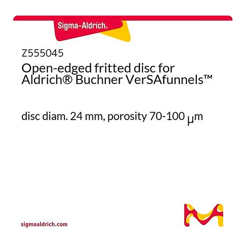 Merck Open-edged fritted disc for Aldrich(R) Buchner VerSAfunnels(TM)