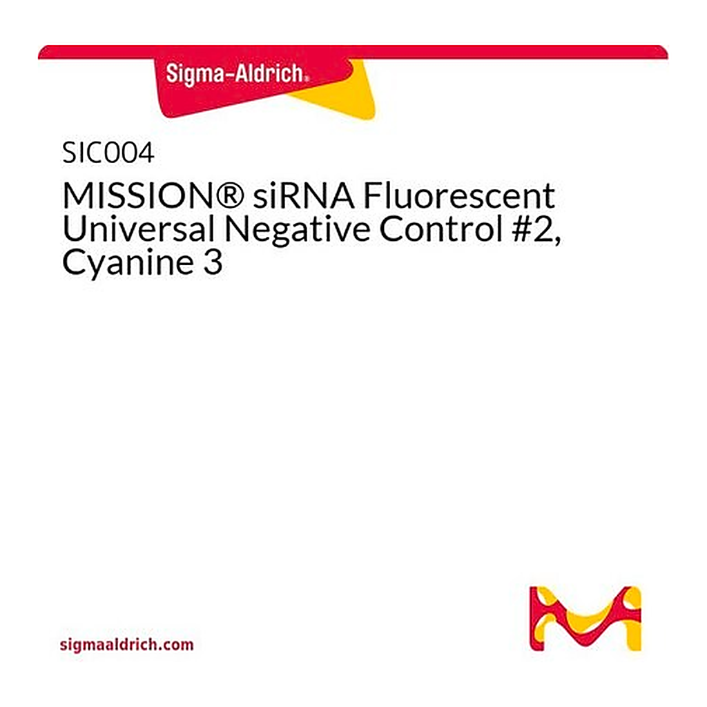 Merck MISSION(R) siRNA Fluorescent Universal Negative Control #2, Cyanine 3