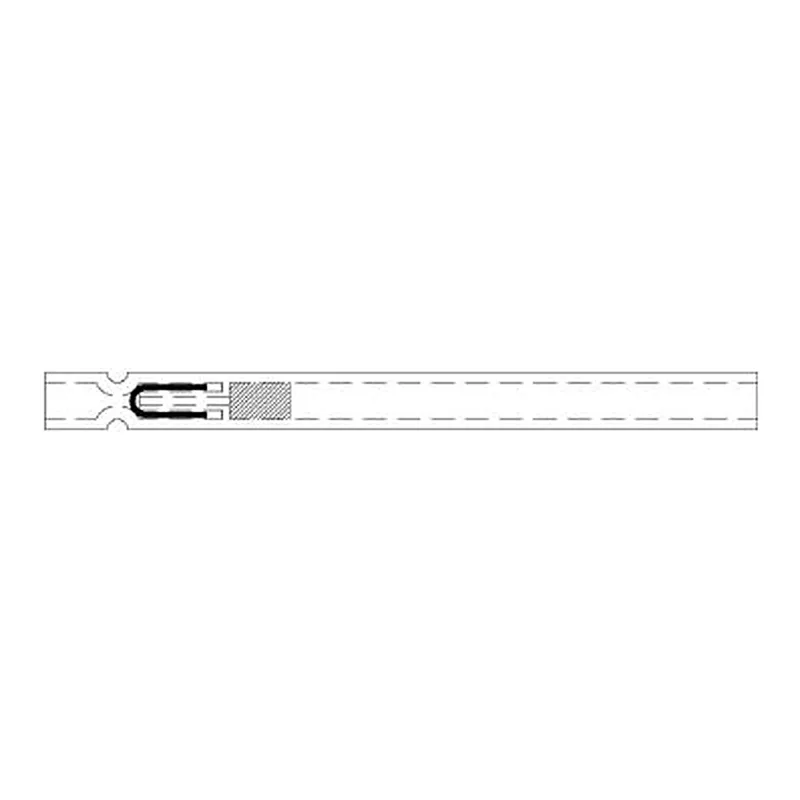 Restek Cup Splitter Liner, 4 mm x 6.3 x 78.5 for Agilent GCs, Standard Deact., w/CarboFrit, 5-pk.