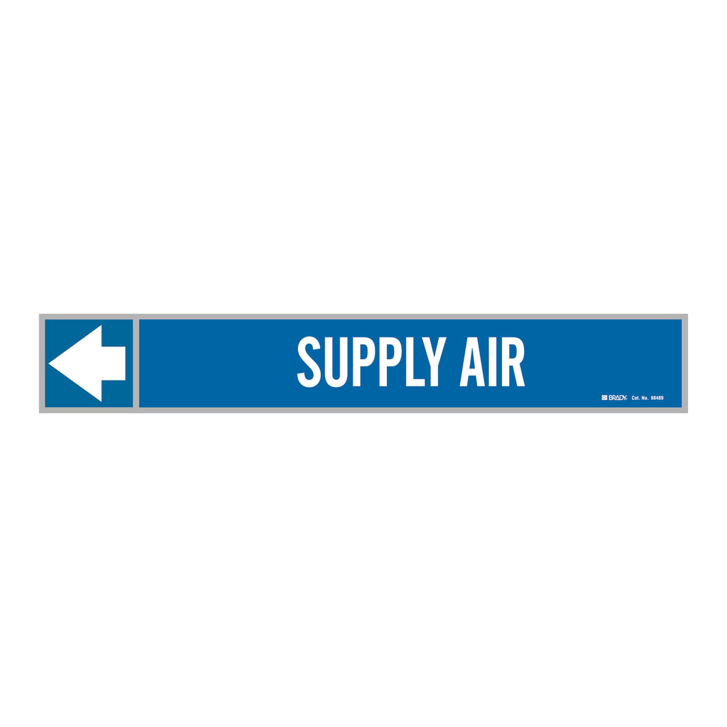 Brady SUPPLY AIR Duct Marker