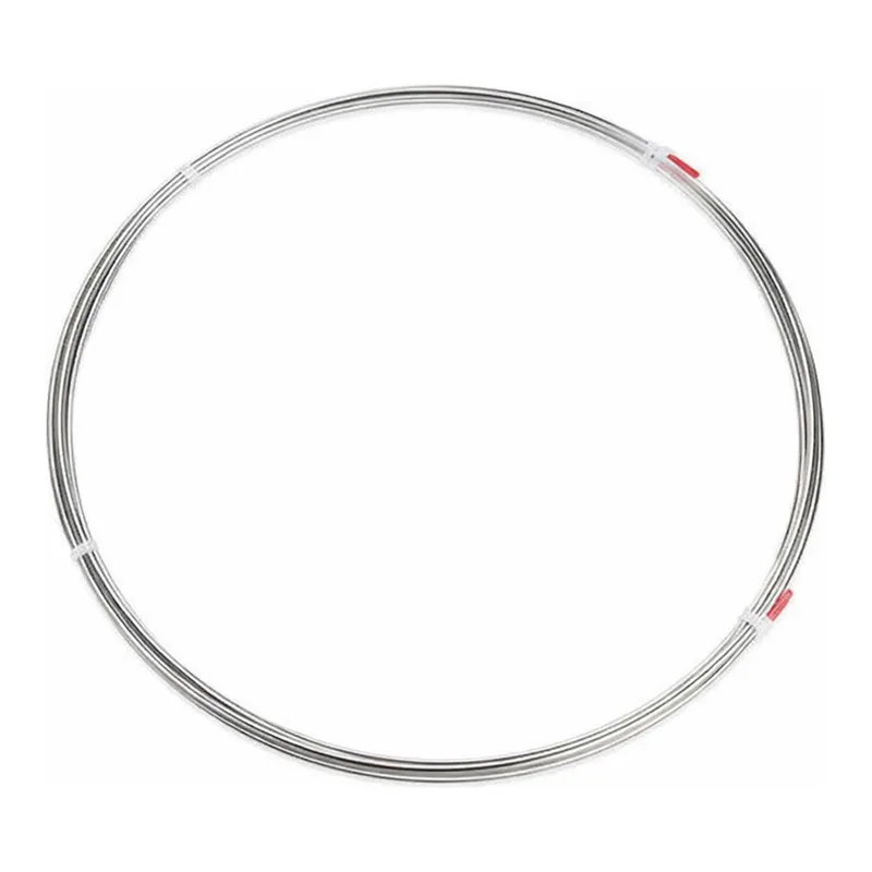 Restek Tubing, Stainless Steel, 304SS Rinsed and Cleaned 1/16in OD x 0.02in ID, 50ft Roll