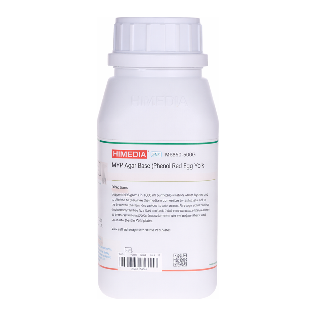 Himedia MYP Agar Base (Phenol Red Egg Yolk  Polymyxin Agar Base)