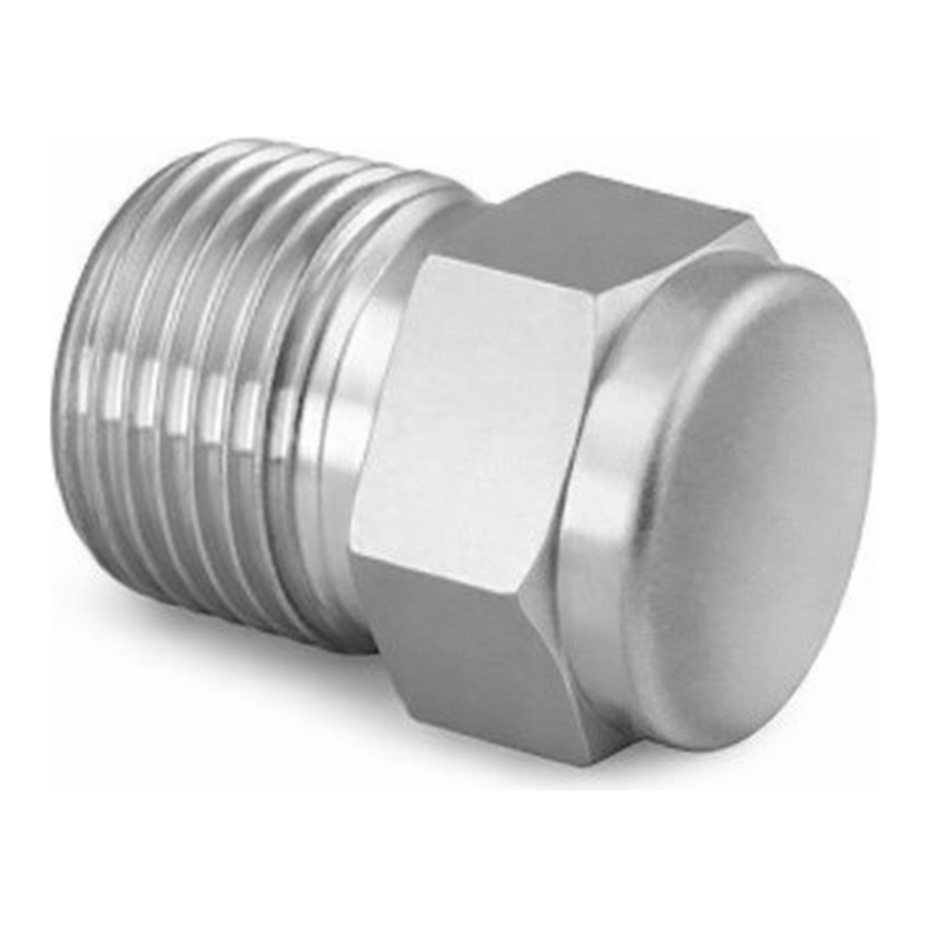 Restek Sample Cylinder, 316 SST End Pipe Plug 1/4in MPT