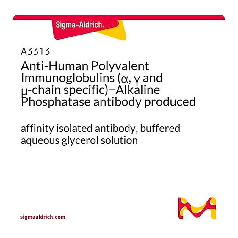 Merck Anti-Human Polyvalent Immunoglobulins (alpha, gamma and mu-chain specific)-Alkaline Phosphatase antibody produced in goat