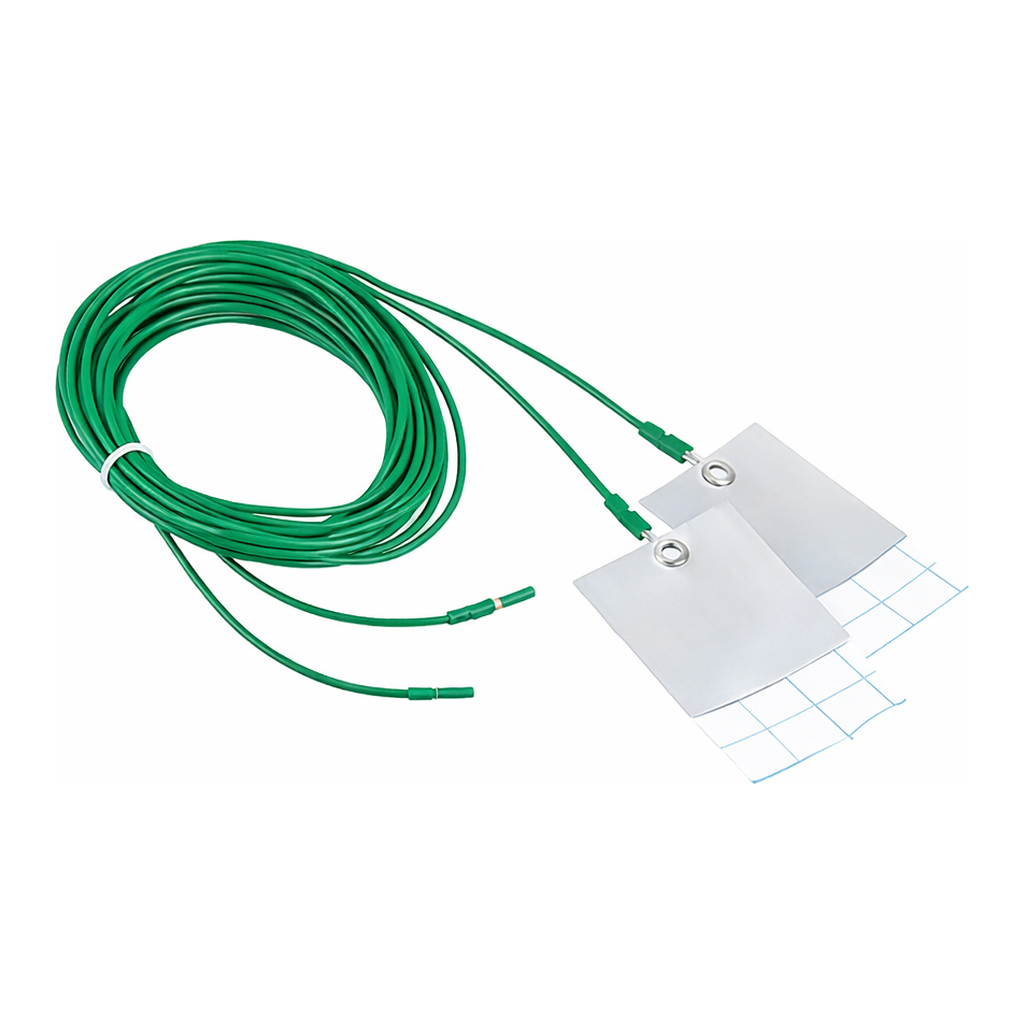 AS ONE Earth Wire and Plate for Static Electricity Preventing Mat, 정전대책매트용 접지선 및 접지판