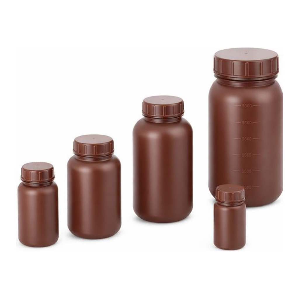 AS ONE Wide-Mouth Bottle (HDPE·Light-ShieldIng), HDPE 광구병(차광)