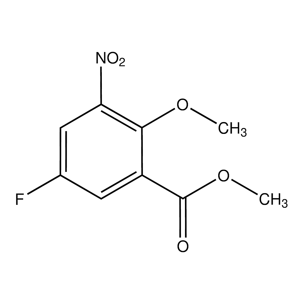 Merck Methyl 5-fluoro-2-methoxy-3-nitrobenzoate