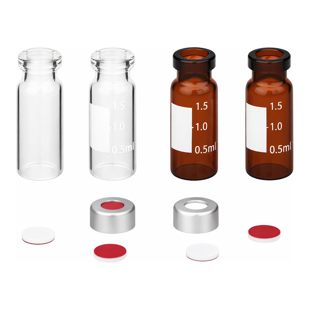 Daihan Science SciLab 11mm Crimptop 2㎖/Φ12×32 Autosampler Vials “Pack-Set”, with Opentop Seal