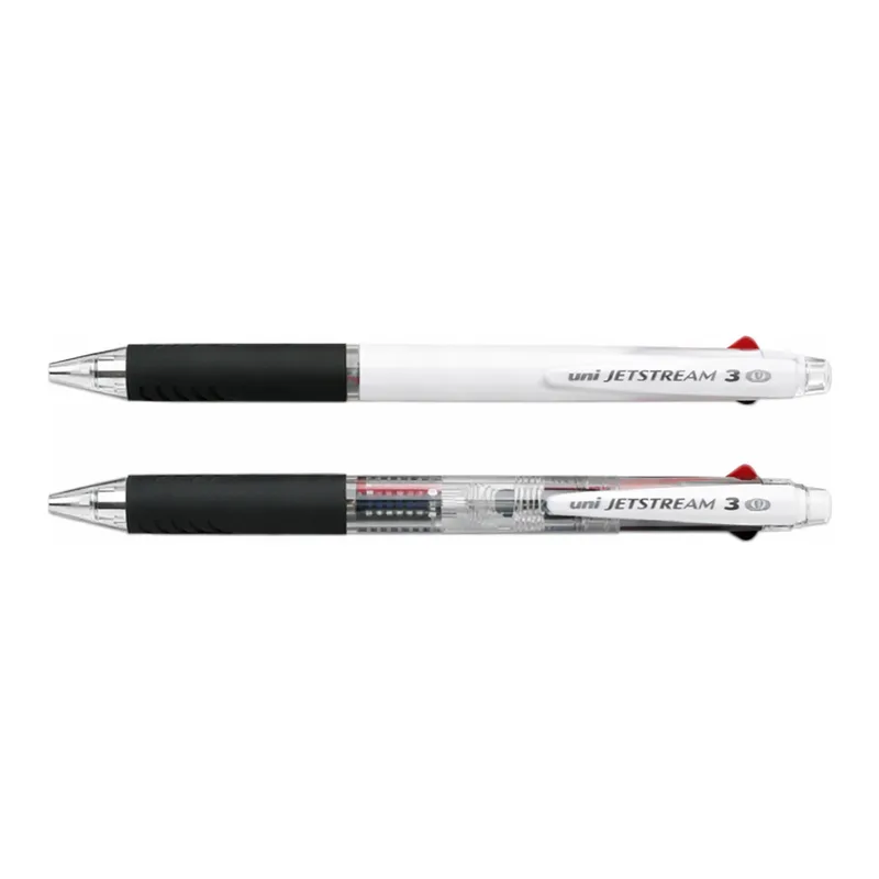 Daihan Science Zetstream Tricolor Permanent Ballpoint Pen, 0.5 & 0.7mm TipWith Hanging Hook, 3