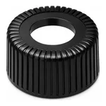 Waters 15 - 425 Black Screw Cap with Bonded PTFE/Silicone Septum 1000/pk