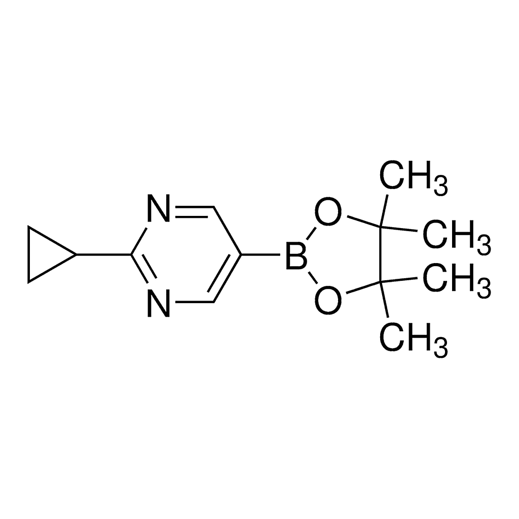 Merck 2-Cyclopropyl-5-(4,4,5,5-tetramethyl-1,3,2-dioxaborolan-2-yl)pyrimidine