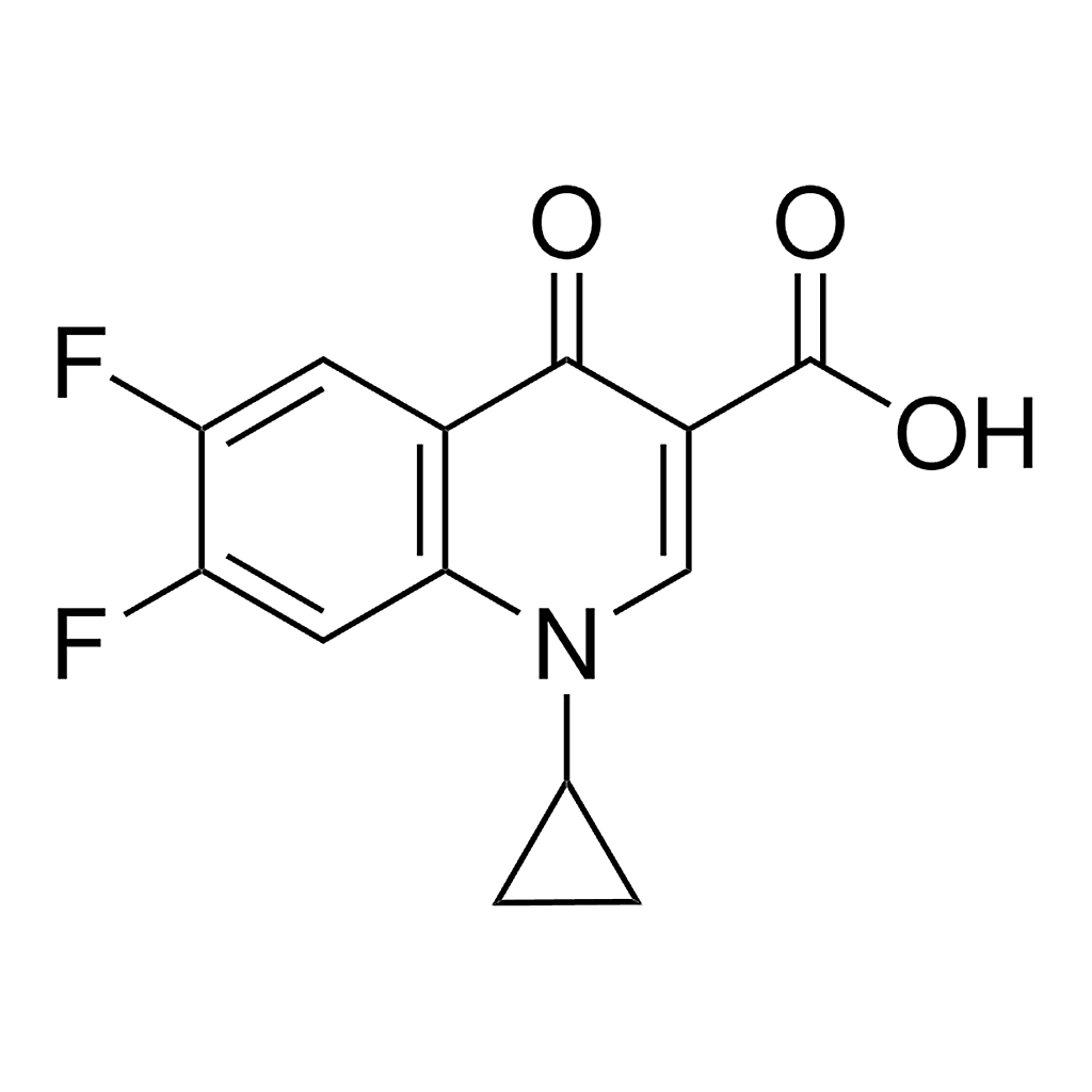 Merck 1-CYCLOPROPYL-6,7-DIFLUORO-4-OXO-