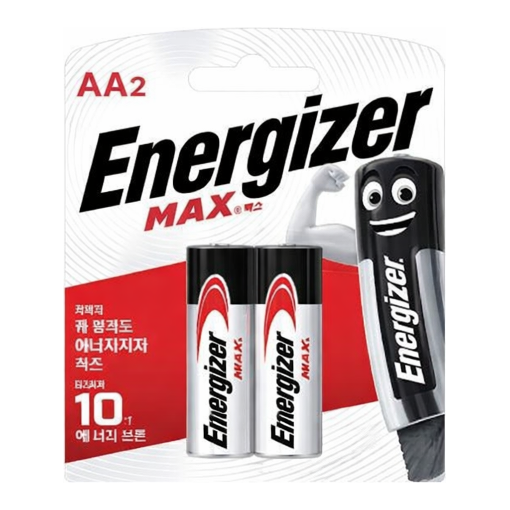 OFFICENEX 에너자이저 맥스 건전지 AA(2입)