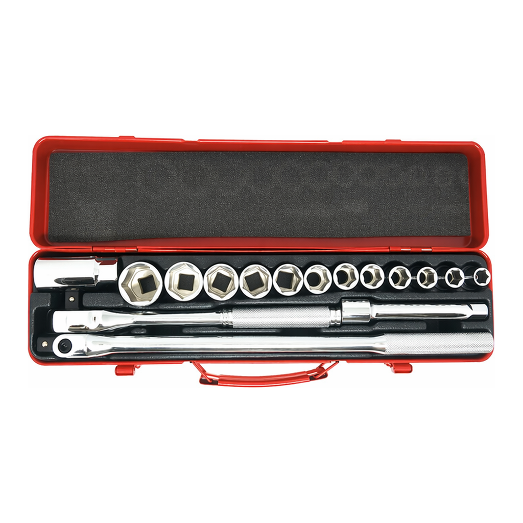 OFFICENEX [P]1/2인치 6각 소켓렌치 세트 (17pcs/SET/NAVI)
