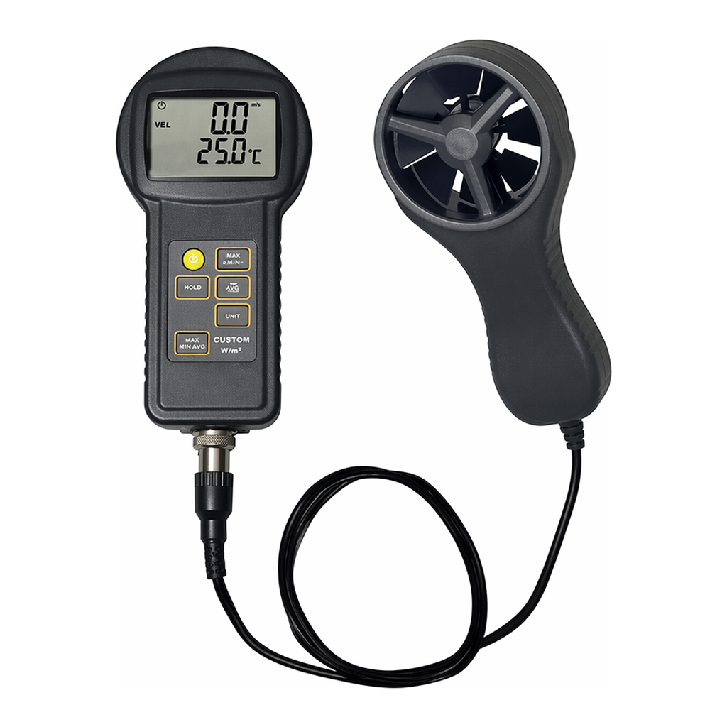 AS ONE Digital Wind Velocity and Air Flow Meter, 디지털 풍속·풍량계