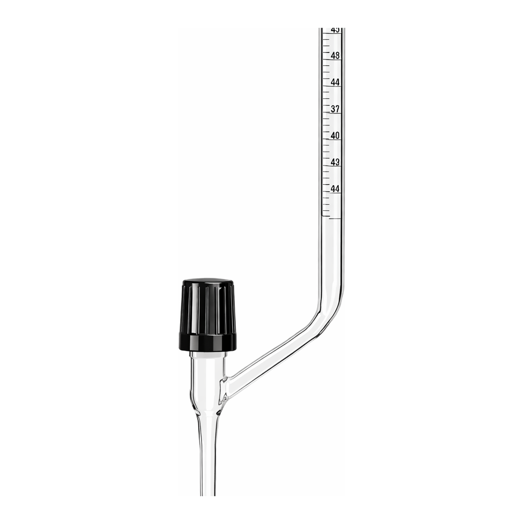Merck BRAND(R) SILBERBRAND burette, lateral stopcock
