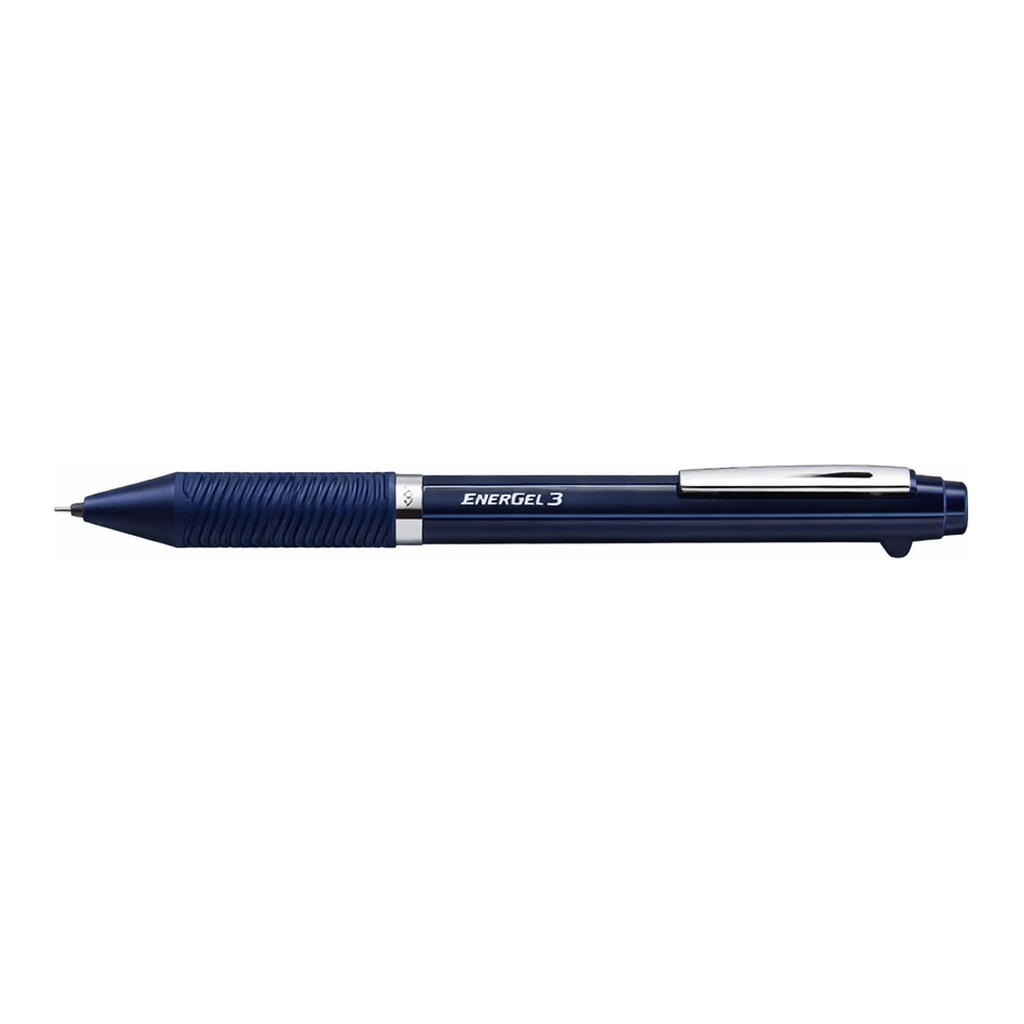 OFFICENEX 에너겔 3색 볼펜 0.5 다크블루 XBLC35C