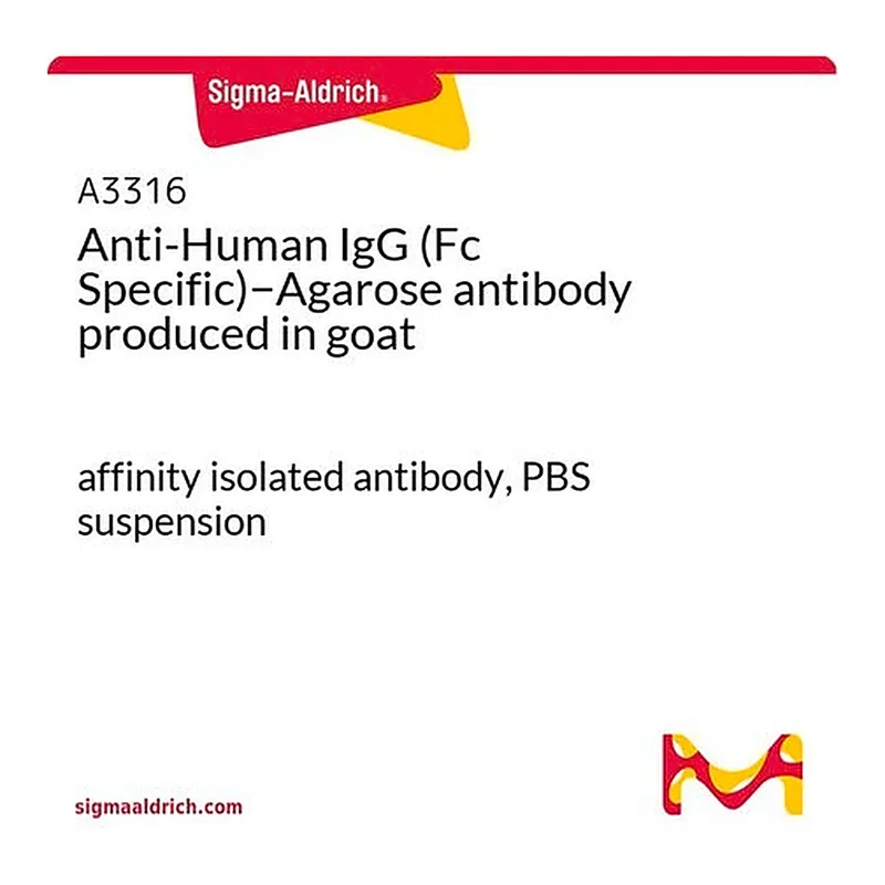 Merck Anti-Human IgG (Fc Specific)-Agarose antibody produced in goat