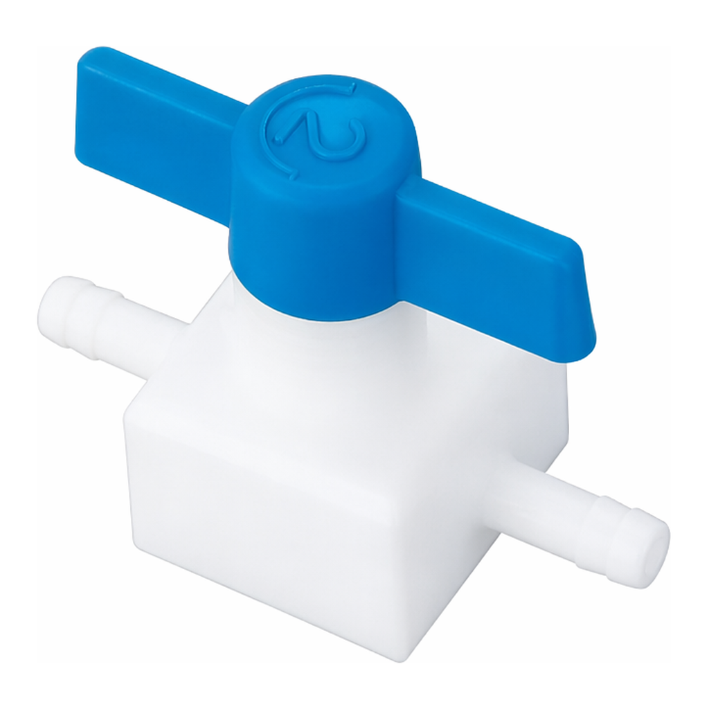 AS ONE Fluororesin StopCock (Inserting Lock), 불소수지제 콕(삽입형)