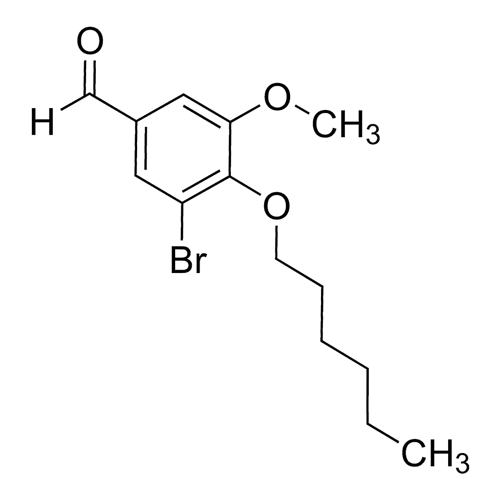 Merck 3-Bromo-4-(hexyloxy)-5-methoxybenzaldehyde