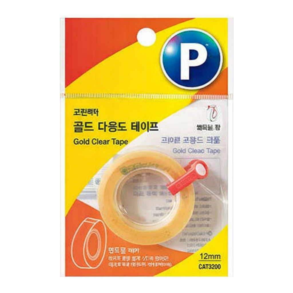 OFFICENEX 프린텍 GR1220골드다용도테이프 리필 (12 x 20)