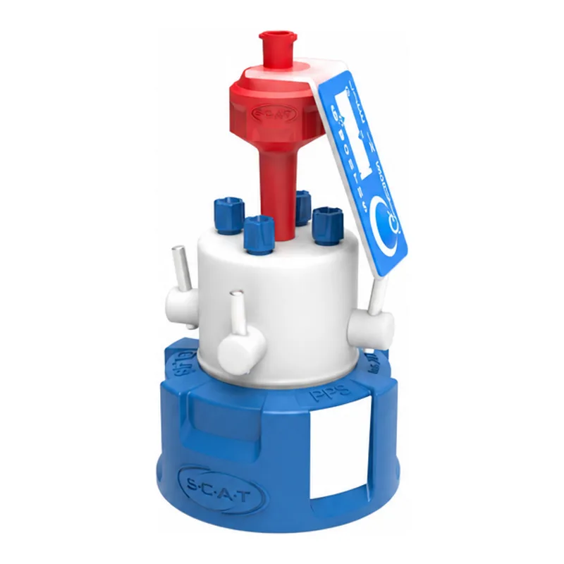 Safety Cap VI, GL45, 4 x shut-off valve