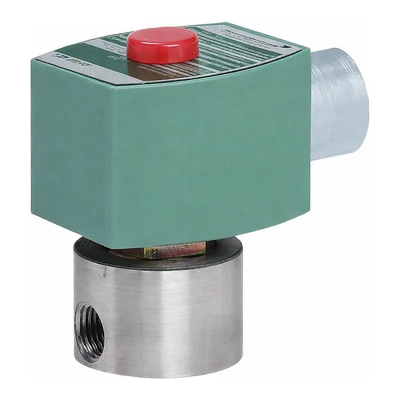 Thermo Fisher Scientific Two-Way Direct-Acting NPT(F) Valve, 1/4 in., 7/32 in. Orifice, 24 VDC