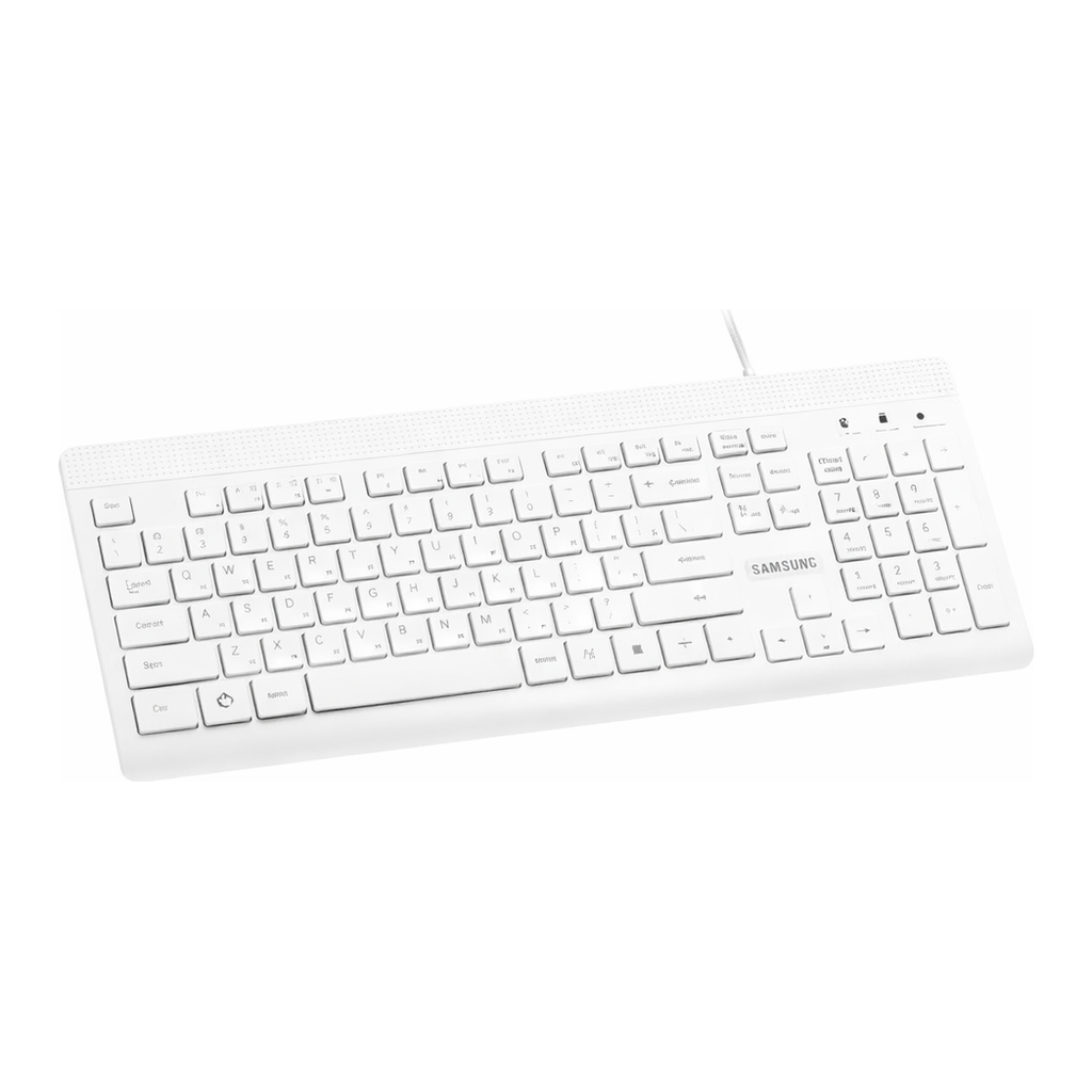OFFICENEX [P]유선 키보드 ( SPA-KKA1BUW/화이트/삼성)