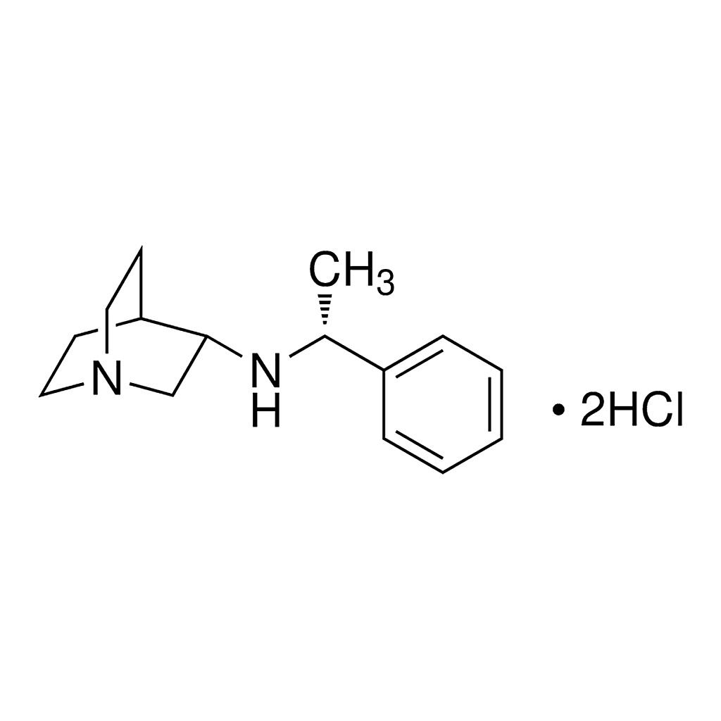 Merck (-)-N-(1(R)-Phenylethyl)-1-azabicyclo[2.2.2]octan-3(S)-amine dihydrochloride