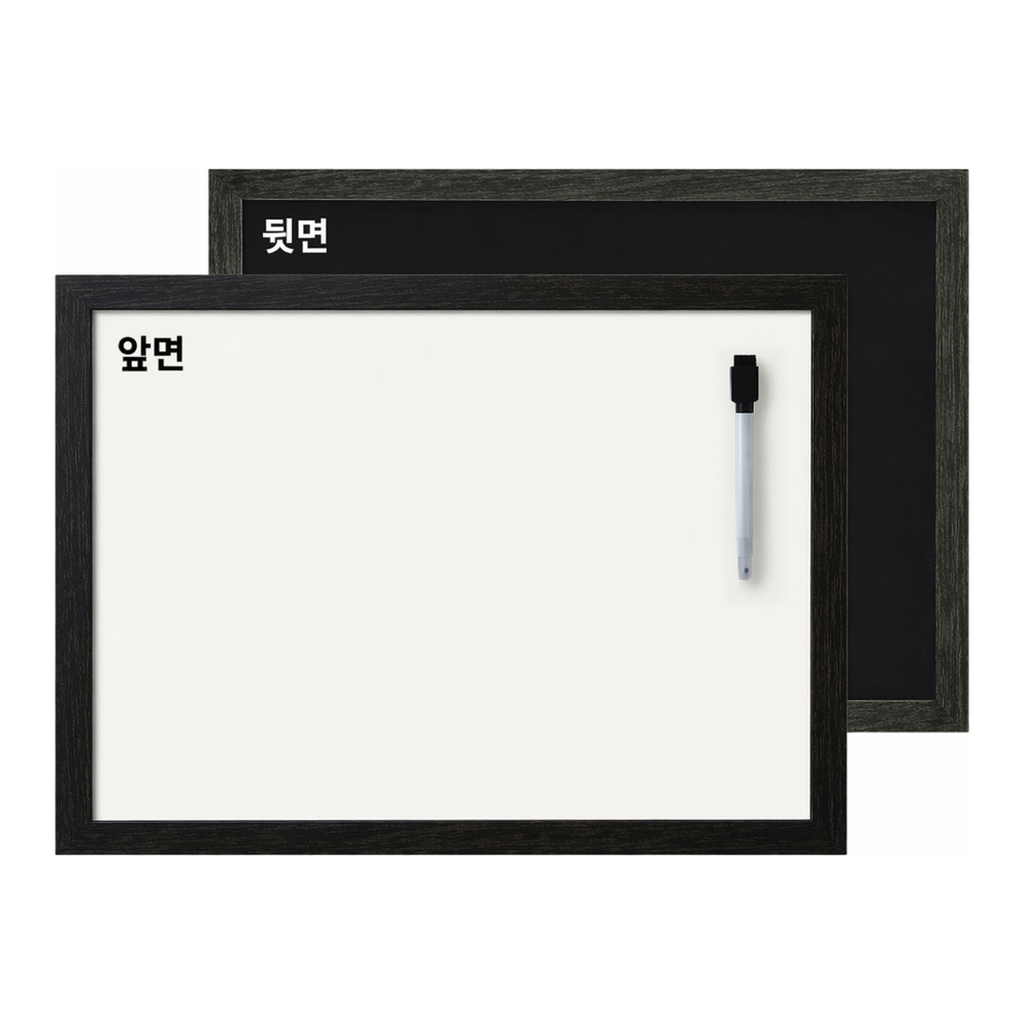 OFFICENEX [P]두문 화이트블랙보드(40x30cm)