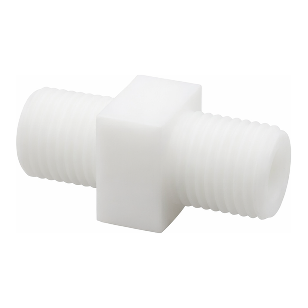 AS ONE Asflon(R) Nipple L-Shaped Type Equal Diameter R1/8 x 1/8