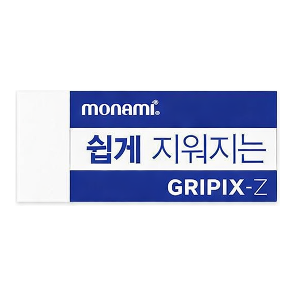 OFFICENEX 모나미 쉽게 지워지는 GRIPIX-Z 지우개(소형:화이트) 44×18mm