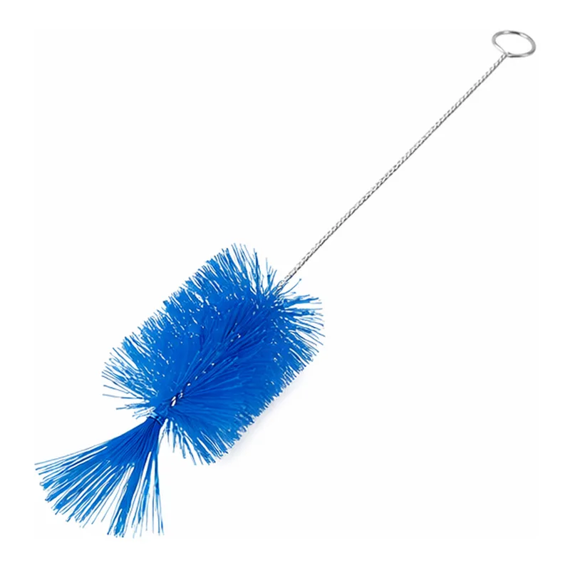 AS ONE Test Tube Washing Brush (PBT Hair) WHITE 220 x 50 x φ 40 mm