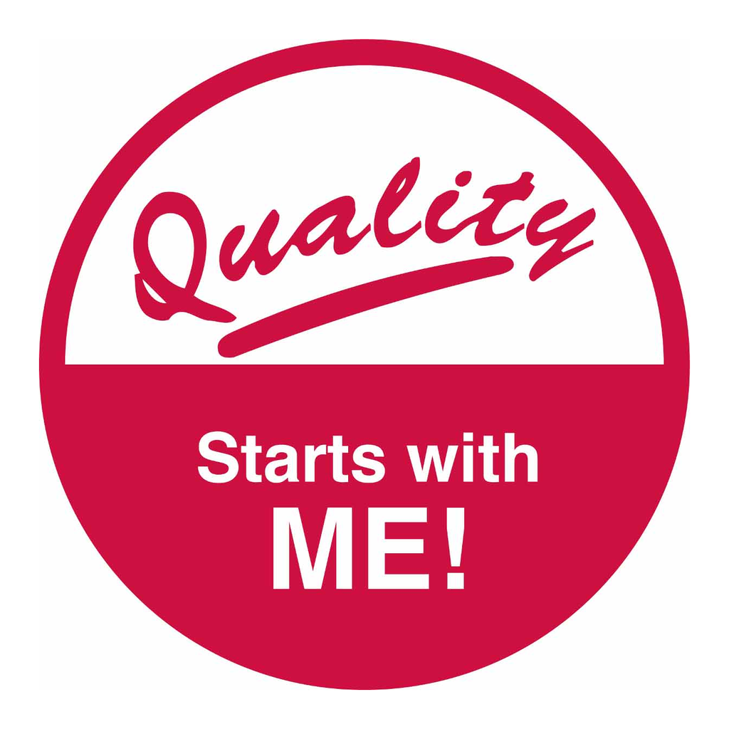 Brady QUALITY STARTS WITH ME! Hard Hat Labels