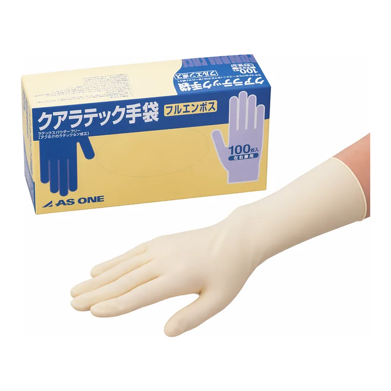 AS ONE KUALATEC Gloves Full Emboss (Powder Free) M 100 Piecesand others