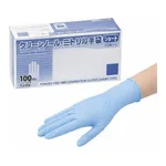 AS ONE CLEAN KNOLL Nitrile Gloves Short (Powder Free) Blue L 100 Piecesand others