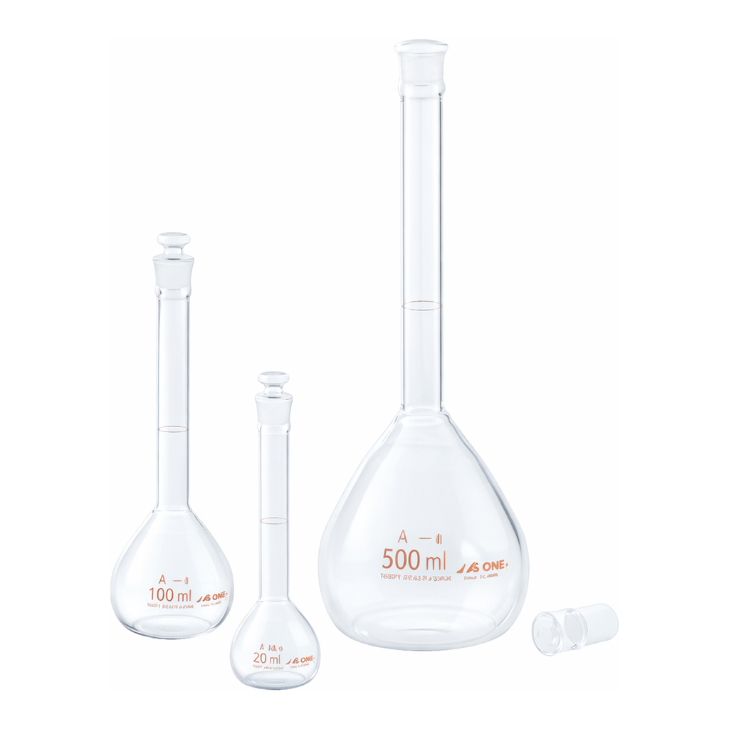 AS ONE Volumetric Flask White 5mLand others