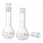 AS ONE Short Volumetric Flask White 50mLand others