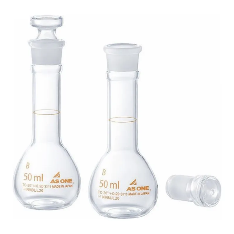 AS ONE Short Volumetric Flask White 50mLand others