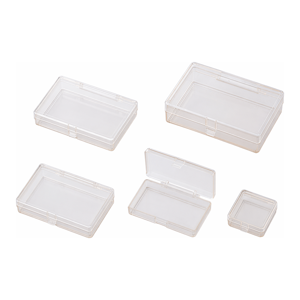 AS ONE Hinged Square Cox (Antistatic) 36 x 36 x 14mmand others