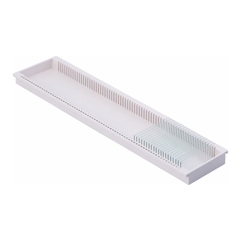 AS ONE Slide Glass Tray (Amount Of Slide Storage: 70 Pieces) 95 x 419 x 20mm