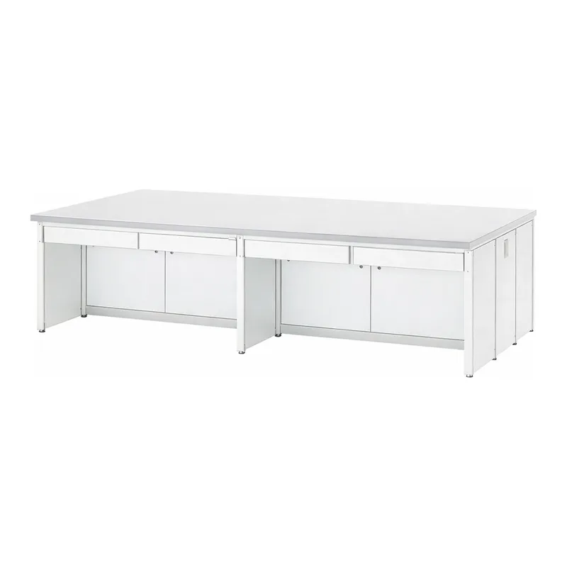 AS ONE Central Laboratory Bench White, with Drawer, Frame Type 1800 x 1200 x 800and others