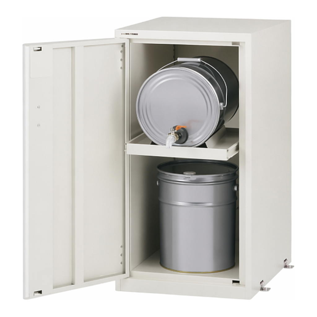 AS ONE Server Rack (Chemical Storage, for Pail Can) Made Of Steel 1 Column 1 Stageand others