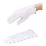 AS ONE Dust-free Gloves S 10 Pairs, cleaned