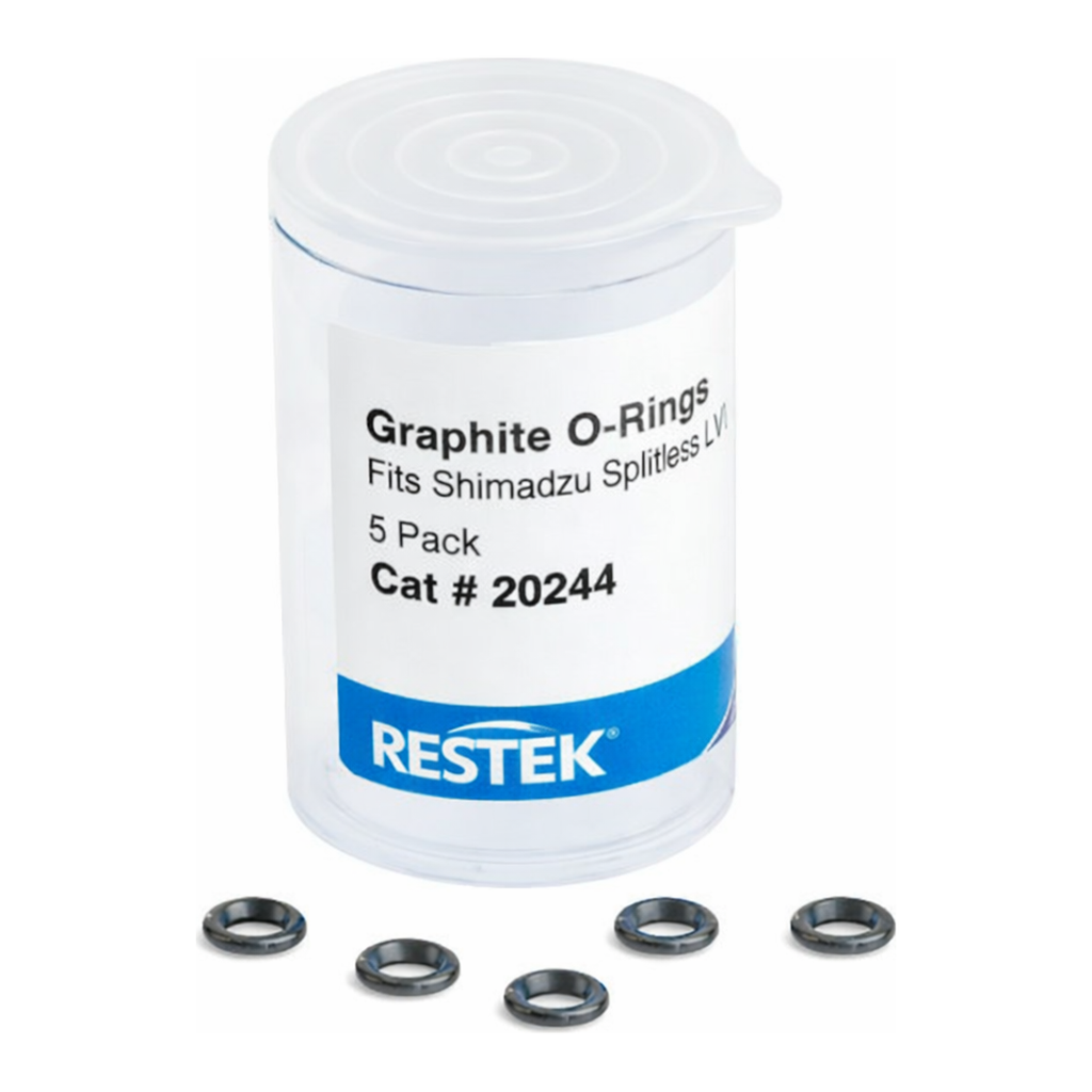 Restek O-rings, Graphite, Splitless, for Shimadzu 17A, 2010 & 2014 GCs Fits Shimadzu Splitless Li