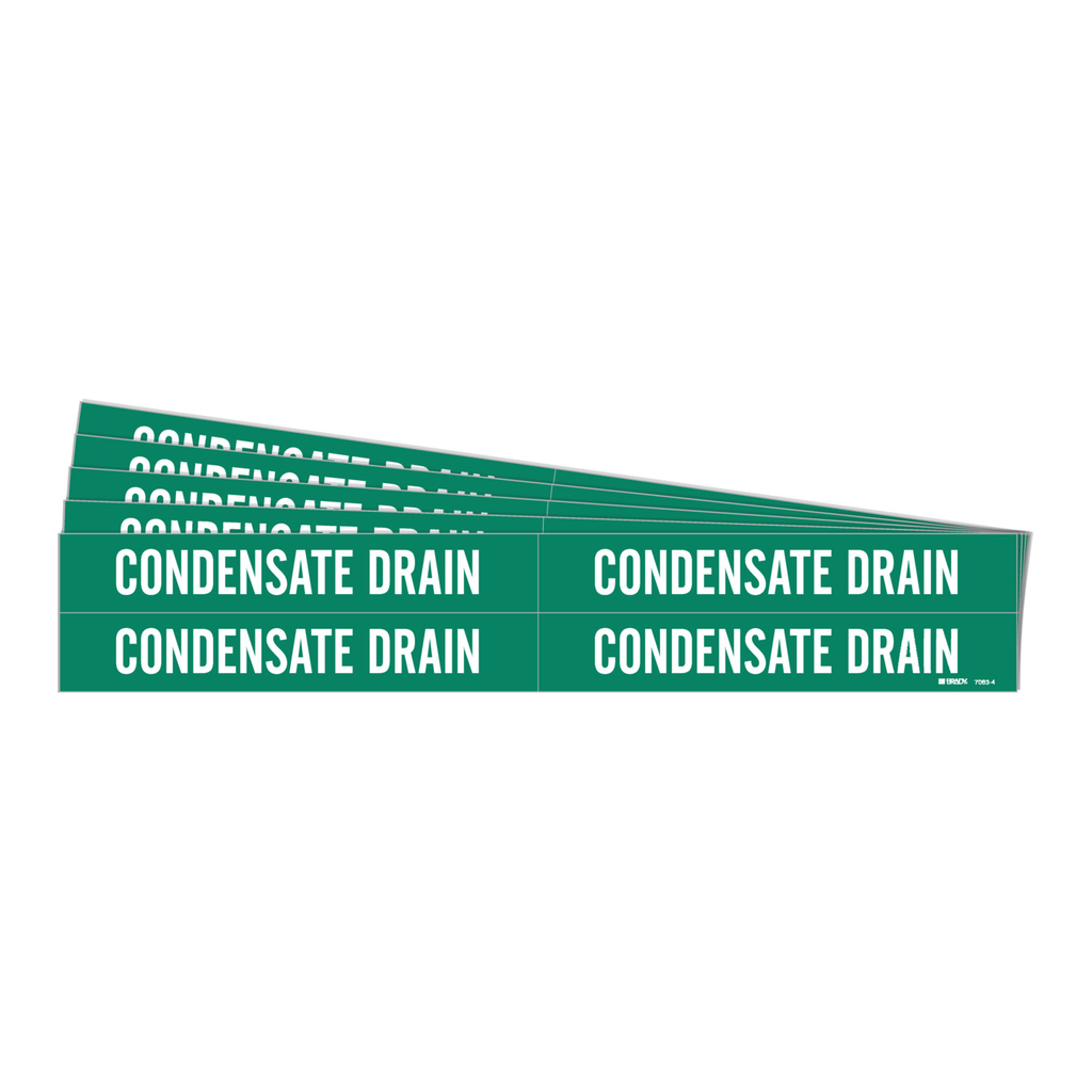 Brady CONDENSATE DRAIN Pipe Marker