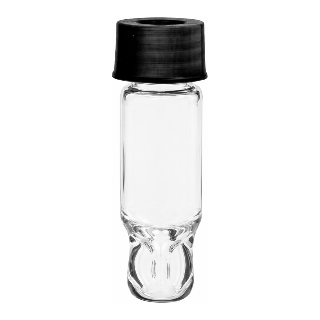 Waters LCGC Certified Clear Glass 15 x 45 mm Screw Neck Total Recovery Vial, with Cap and Preslit PTFE/Silicone Septum, 3 mL Volume, 100/pk