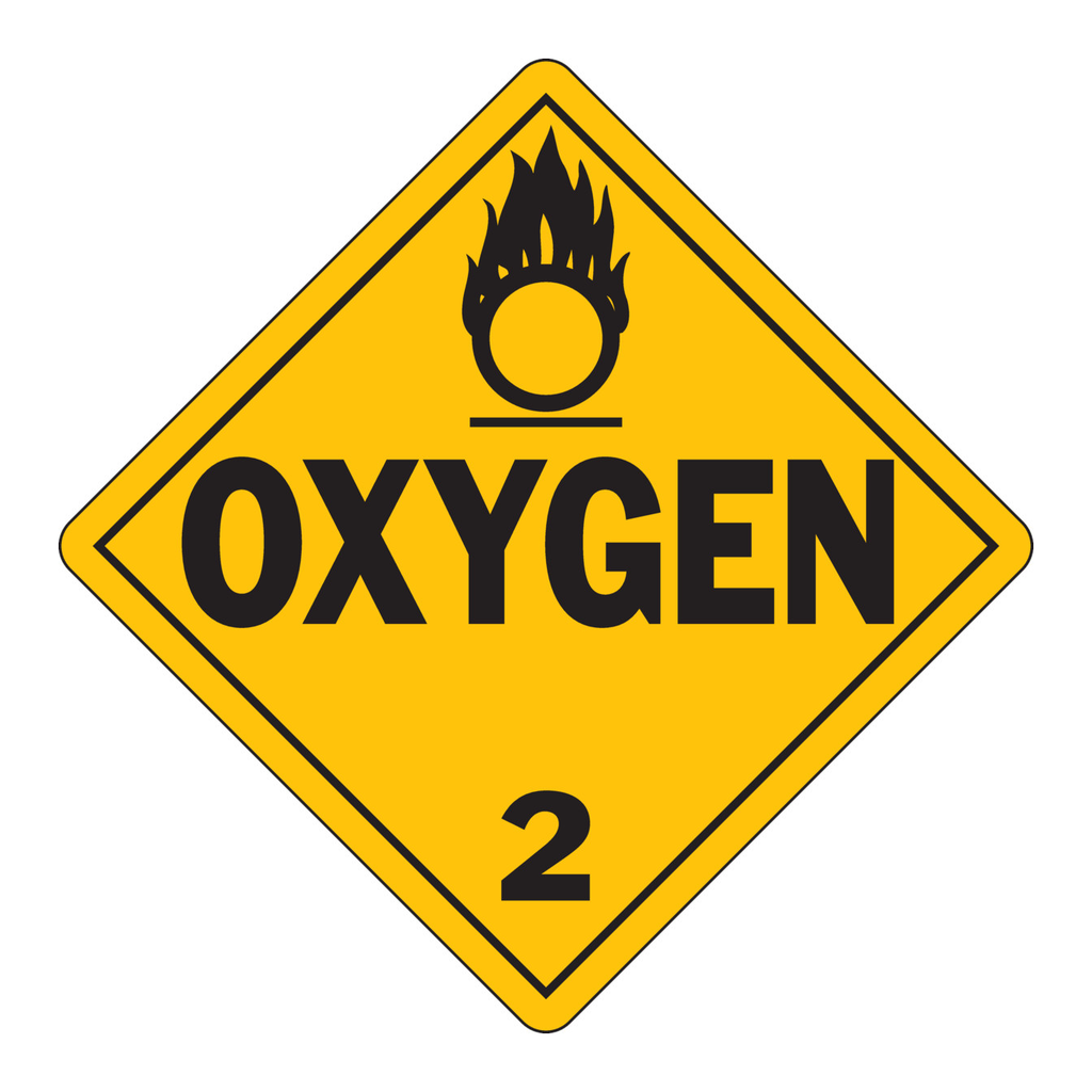 Brady Oxygen 2 Sign