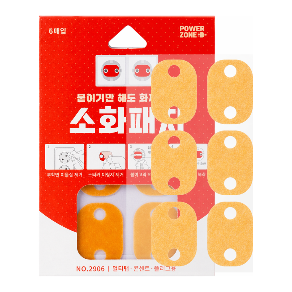 OFFICENEX 2906？소화패치 멀티탭 콘센트 플러그？29*06P